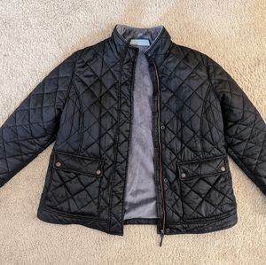Free Country Black Quilted Coat